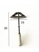 Kézi gyomvágó, Üreges kapa rozsdamentes acélból