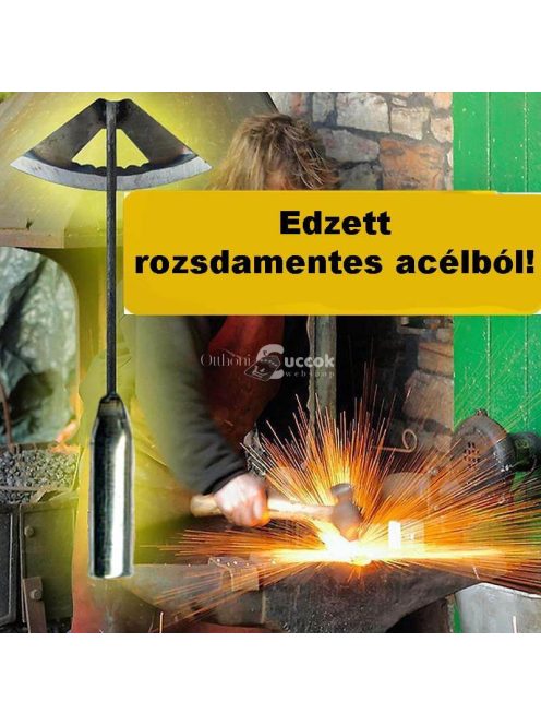 Kézi gyomvágó, Üreges kapa rozsdamentes acélból