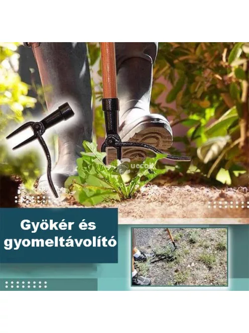 Gyomkihúzó szerszámfej, gyökér és gyomeltávolító