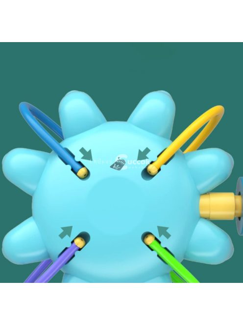 Vizet fröcskölő polip