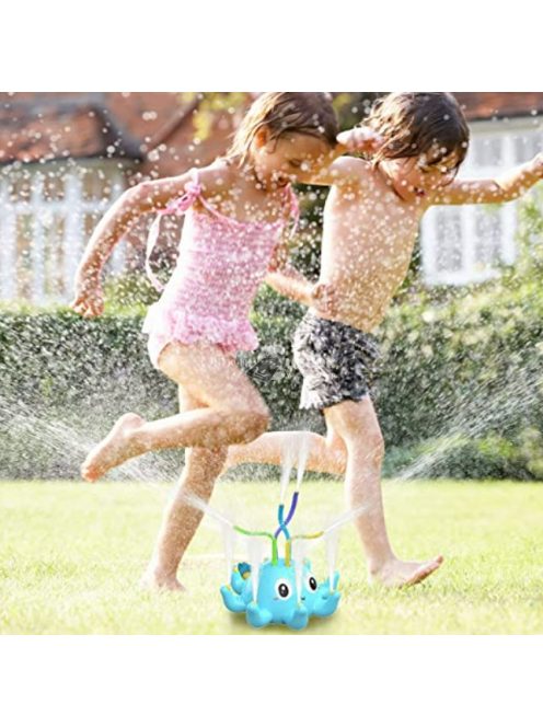 Vizet fröcskölő polip