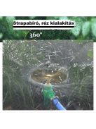 360°-os öntözőfej
