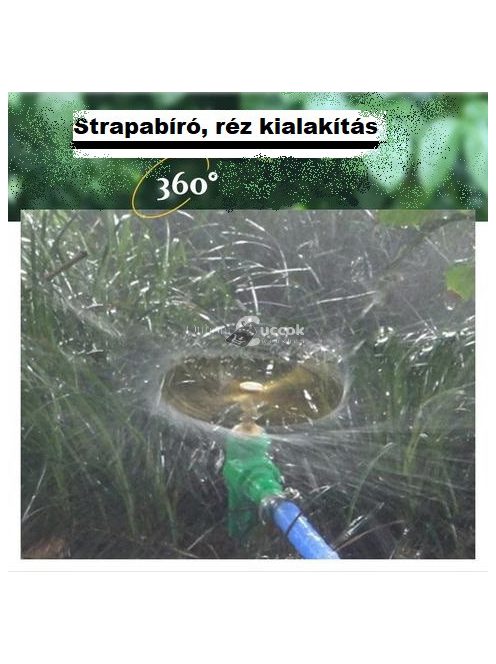 360°-os öntözőfej