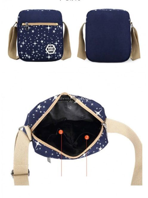 Iskolatáska szett 3 db (Hátizsák, oldaltáska, kozmetikai-neszesszer táska)