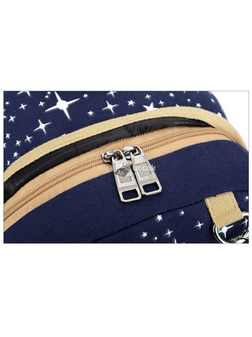 Iskolatáska szett 3 db (Hátizsák, oldaltáska, kozmetikai-neszesszer táska)