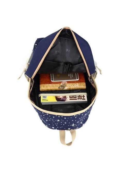 Iskolatáska szett 3 db (Hátizsák, oldaltáska, kozmetikai-neszesszer táska)