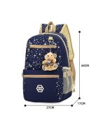 Iskolatáska szett 3 db (Hátizsák, oldaltáska, kozmetikai-neszesszer táska)