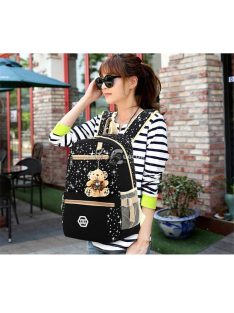   Iskolatáska szett 3 db (Hátizsák, oldaltáska, kozmetikai-neszesszer táska)