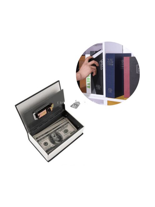 Könyv széf, Könyv kialakítású biztonsági doboz -Kóddal nyitható