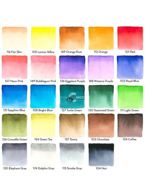 Vízfesték toll szett (20 darabos)