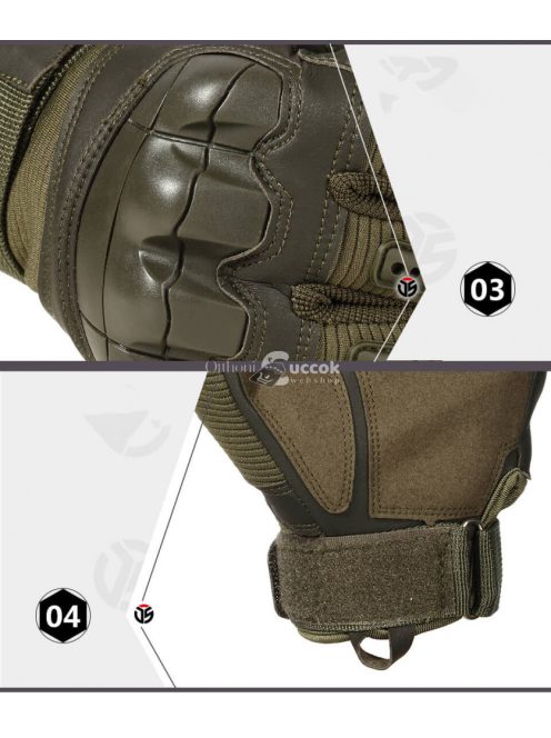 Taktikai kesztyű, Ütés, csúszás, vágásálló kesztyű