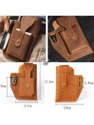 Retro bőr övtáska, férfi táska