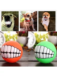 Vicces Kutyalabda , Mókás Fogsor Labda