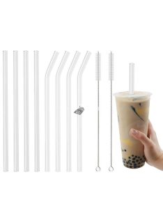 Környezetbarát szívószál, szívószál szett (10 db)