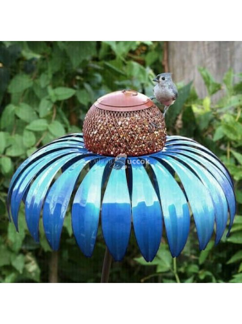 Virág madáretető, kerti dekoráció