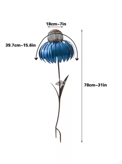 Virág madáretető, kerti dekoráció