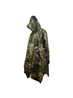 Terep színű esőkabát, vízálló vadászponcsó