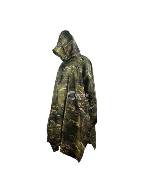 Terep színű esőkabát, vízálló vadászponcsó