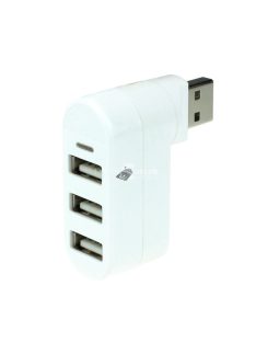 3 Portos USB 2.0 HUB forgatható fejjel