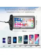 Vízálló telefontok (fekete)