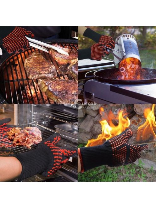 1 db Hőálló kesztyű, sütőkesztyű, edényfogó kesztyű