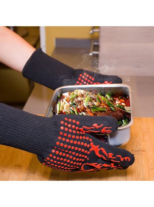 1 db Hőálló kesztyű, sütőkesztyű, edényfogó kesztyű