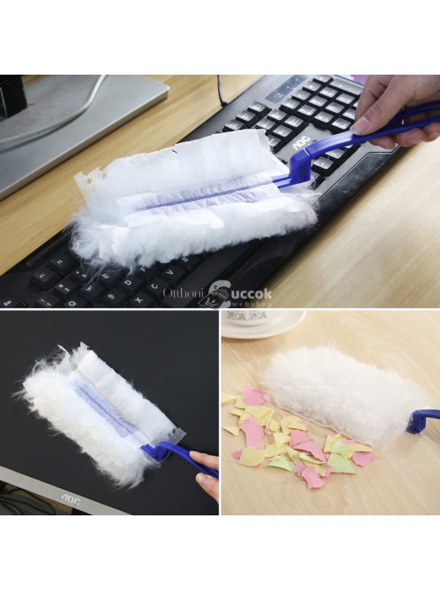 Elektrosztatikus portörlő cserélhető fejekkel