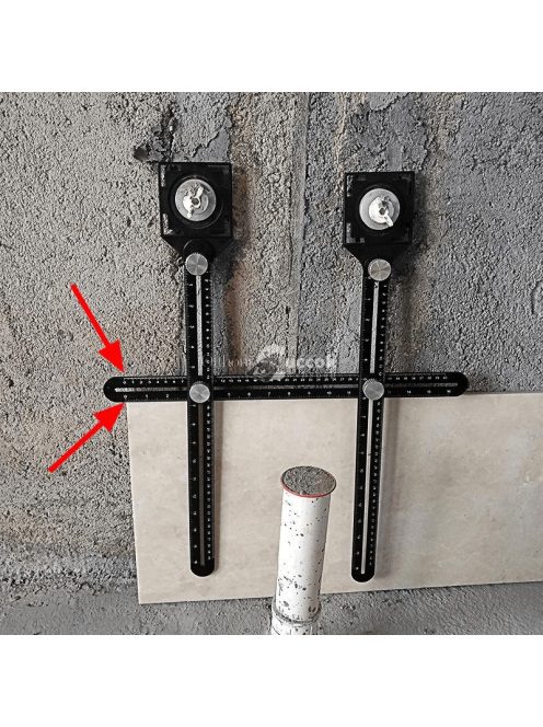 Univerzális vonalzó sablon