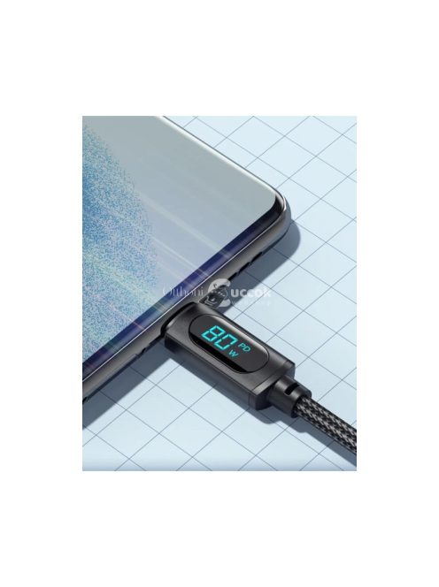 Essager 7A USB Type C gyors töltő kábel 3 db-os