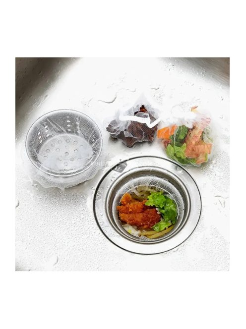 Konyhai mosogató szűrő szemeteszsák 200 db