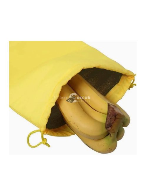 Sárga banán tárolótasak 2 db