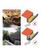 Tetőcsatorna védőszűrő