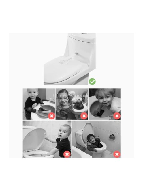 Nyitásgátló WC-zár