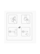 Nyitásgátló WC-zár