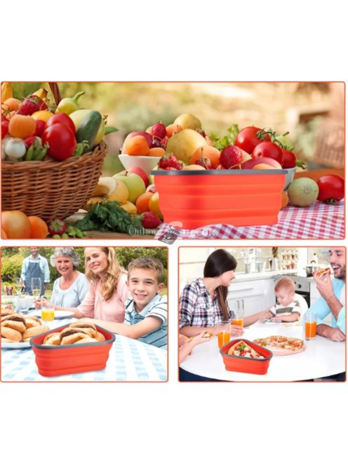 Összecsukható mikrózható pizzaszelettartó