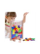 Montessori tetris kirakós játék