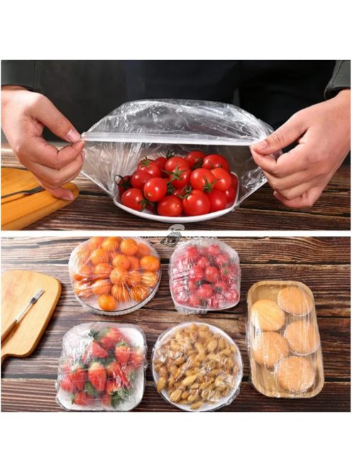 Konyhai élelmiszer-takaró zacskó 100 db