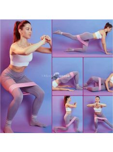 Fitness szalag - Különböző erősségű 3 db