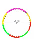 Masszírozó hulahopp karika - 90 cm
