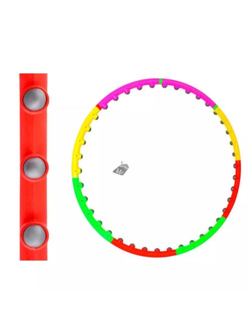 Masszírozó hulahopp karika - 90 cm