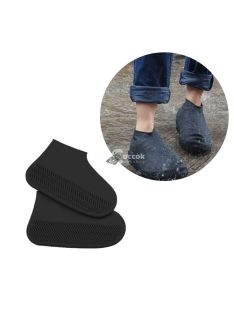 Fekete szilikon cipővédő S 