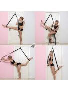 Ajtóra rögzíthető, hajlékonyság növelő, nyújtó edzőheveder