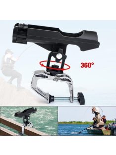 360°-ban forgatható horgászbot tartó