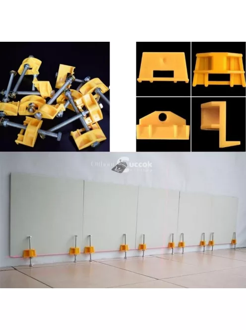 Csempeszintező, lapszintező (fali, csavaros) 10 db