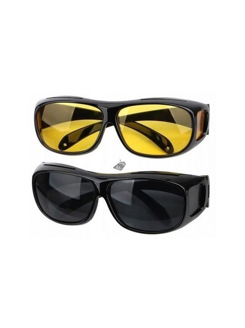 Sofőr szemüveg, vezetői szemüveg 2 db (nappali/éjszakai)