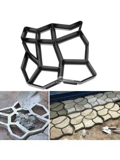 Dekoratív térkő sablon