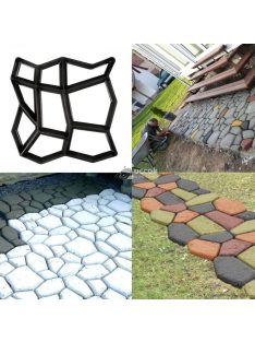 Dekoratív térkő sablon