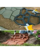 Dekoratív térkő sablon