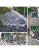 Dekoratív térkő sablon