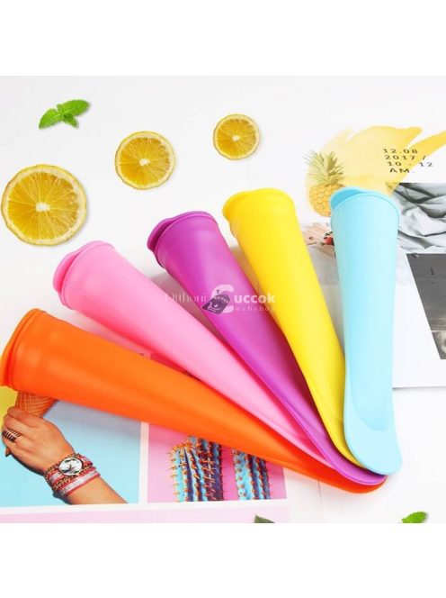 Szilikon jégkrém készítő forma 3 db